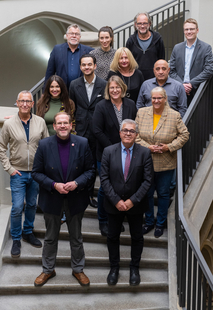 Gruppenfoto der Mitglieder des Petitionsausschuss,